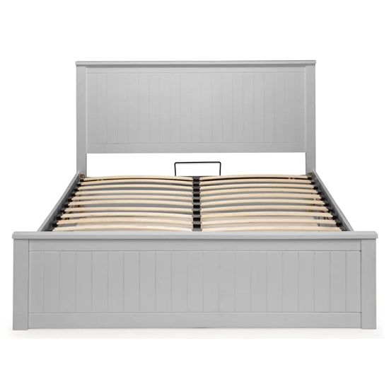 Maine Grey Ottoman Storage Bed - Sizes Available